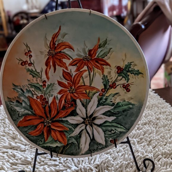 Alka Kunst Bavaria hand painted plate made in Western Germany - Picture 12 of 13